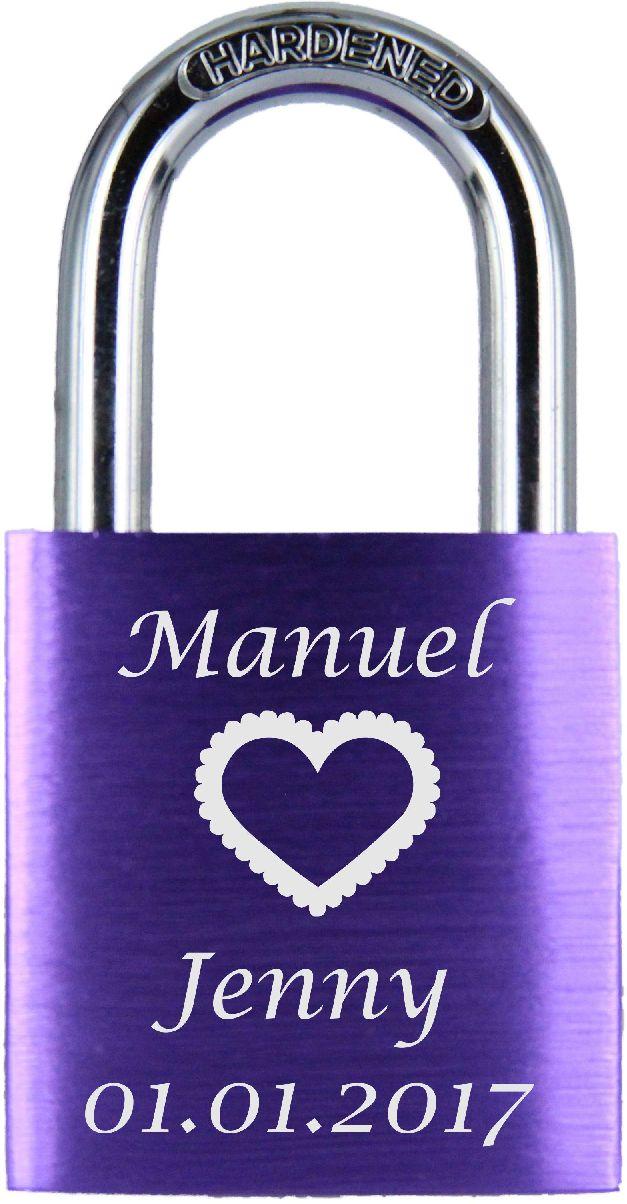 LoveGoals Liebesschloss Motiv M020